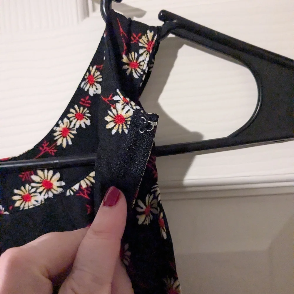 #91 Miami Black Floral Jumpsuit - Picture 3 of 7